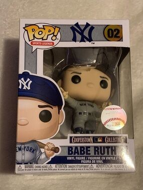 Babe Ruth MLB New York Yankees Funko Pop #02 in Box. Never Opened